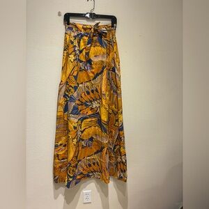 Boussac De Paris Vintage 50s 60s Art Deco Skirt Strapless Dress Luxury Textile